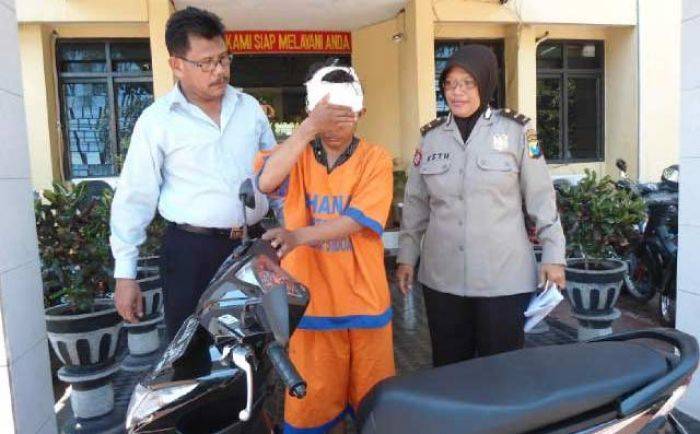 Maling Motor di Desa Kemiri Sidoarjo Nyonyor Dimassa