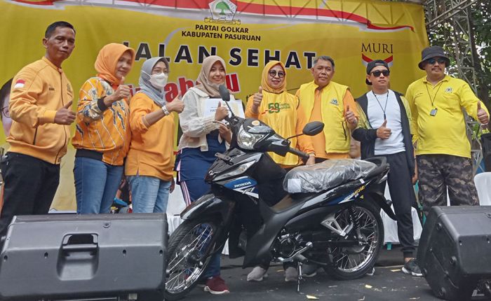 DPD Golkar Kabupaten Pasuruan Gelar Jalan Sehat Peringati HUT ke-58, 4 Ribu Kupon Ludes DPD Golkar Kabupaten Pasuruan Gelar Jalan Sehat Peringati HUT ke-58, 4 Ribu Kupon Ludes