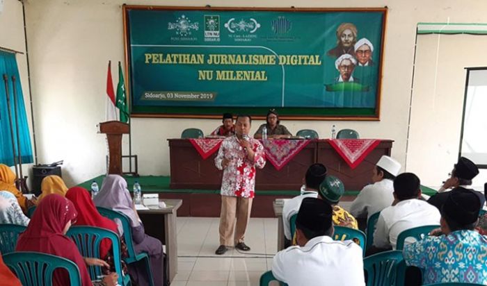 LTN NU Sidoarjo Gembleng Kader Milenial Melek Jurnalisme Digital