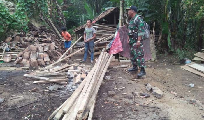 Pastikan Kelancaran TMMD, Kapten Inf Muyanto Rutin Cek Kebutuhan Logistik