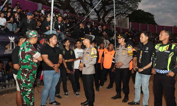 Pimpin Pengamanan Persik Vs Asian Warriors FC, Kapolres Kediri Kota Tegaskan Hal ini 