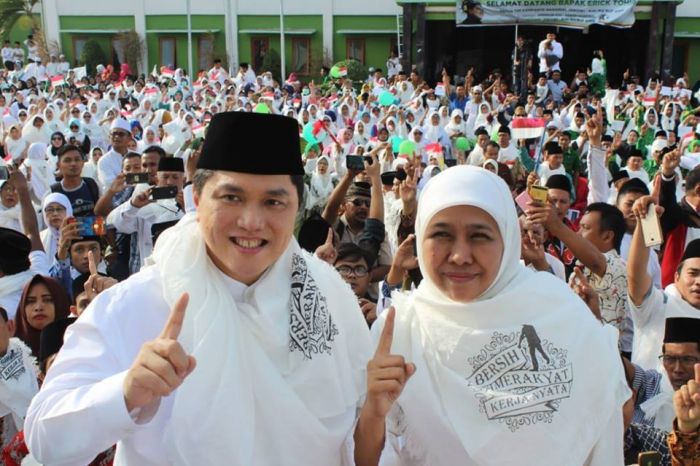​Deklarasi JKSN di Institut Abdul Chalim PP Amanatul Ummah Meriah, Erick Thohir Mau Lapor Jokowi