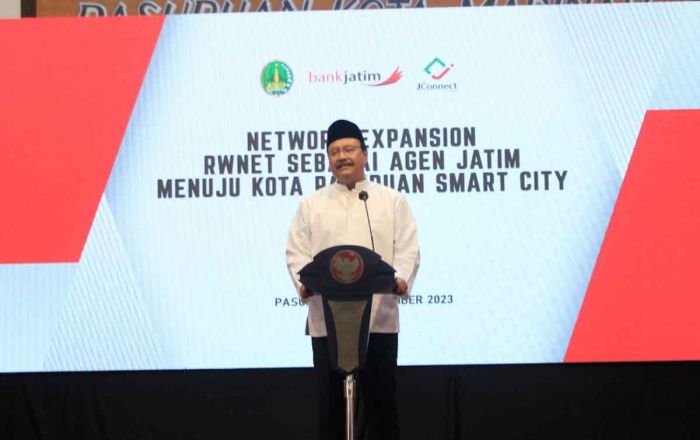 Gandeng Bank Jatim, Pemkot Pasuruan Launching Network Expansion RW Net