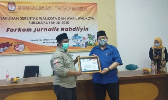 Sosialisasikan Pilwali, KPU Surabaya Gandeng Jurnalis Nahdliyin