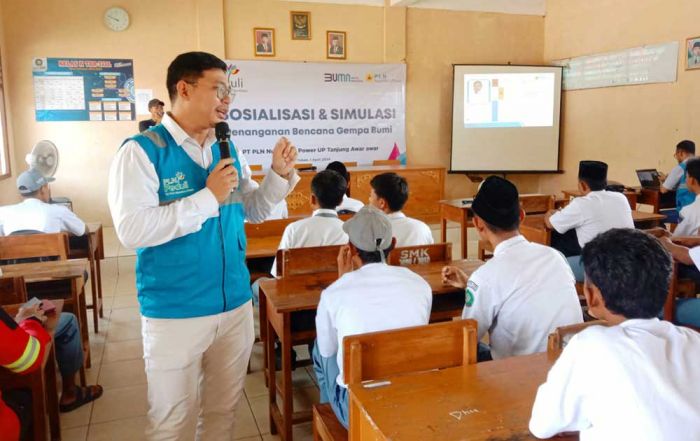 PLN Nusantara Power Beri Edukasi Penanganan Gempa Bumi untuk Siswa di Tuban