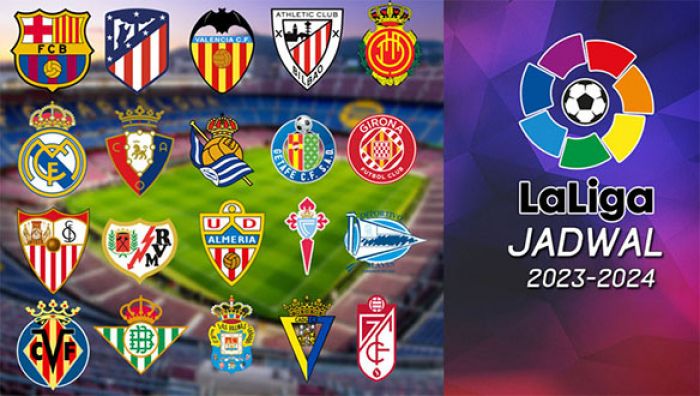Jadwal Lengkap Liga Spanyol 2023/2024 Pekan 1-38 Jadwal Lengkap Liga Spanyol 2023/2024 Pekan 1-38