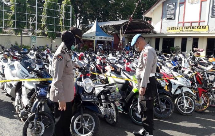 Razia Balap Liar, 113 Motor Diamankan Polres Pamekasan Razia Balap Liar, 113 Motor Diamankan Polres Pamekasan