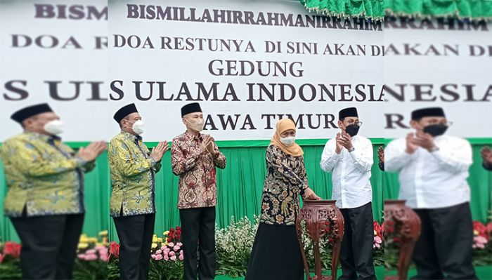 Gubernur Khofifah Launching Pembangunan Gedung MUI Jatim Gubernur Khofifah Launching Pembangunan Gedung MUI Jatim