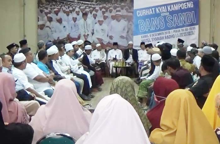 Temui Kiai Kampung, Sandiaga Uno Janji Tingkatkan Perekonomian di Lingkungan Pesantren