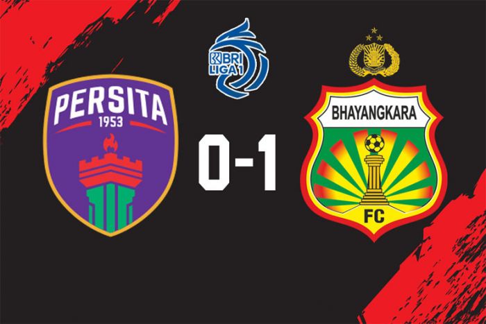Hasil Liga 1: Bekuk Persita Tangerang, Bhayangkara FC Raih Kemenangan Perdana