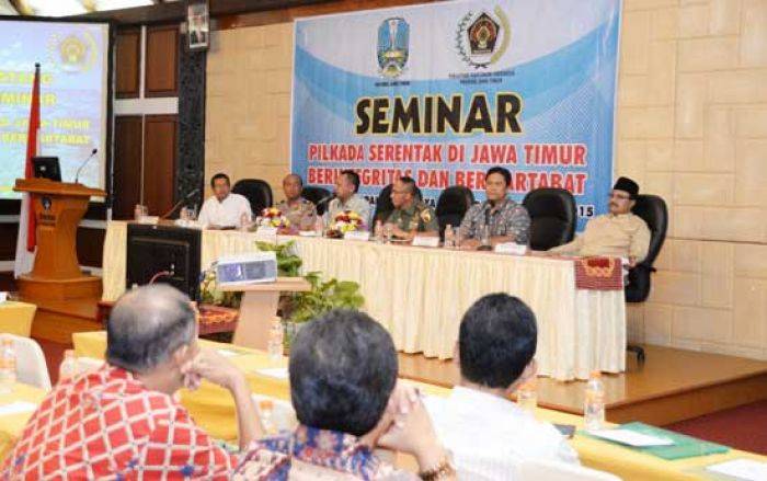 Seminar Pilkada Serentak oleh PWI Jatim, Gus Ipul Ingatkan Potensi Konflik