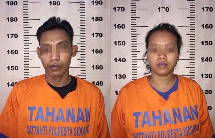 Polresta Sidoarjo Ringkus Pasutri Pengedar Sabu Polresta Sidoarjo Ringkus Pasutri Pengedar Sabu