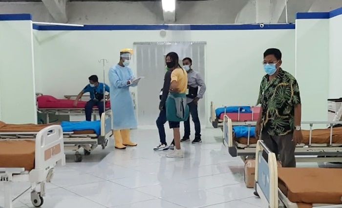 11 Pekerja Migran dari Malaysia Asal Gresik Dikarantina di Stadion Gejos 11 Pekerja Migran dari Malaysia Asal Gresik Dikarantina di Stadion Gejos