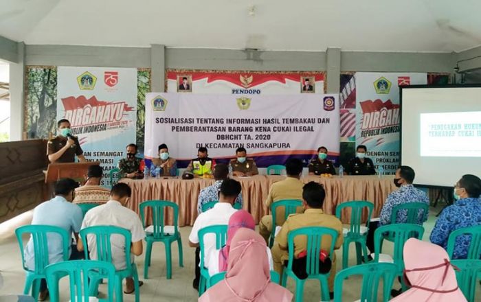  Dispol PP Gresik Gandeng Bea Cukai dan Kejaksaan Sosialisasi Cukai di Bawean