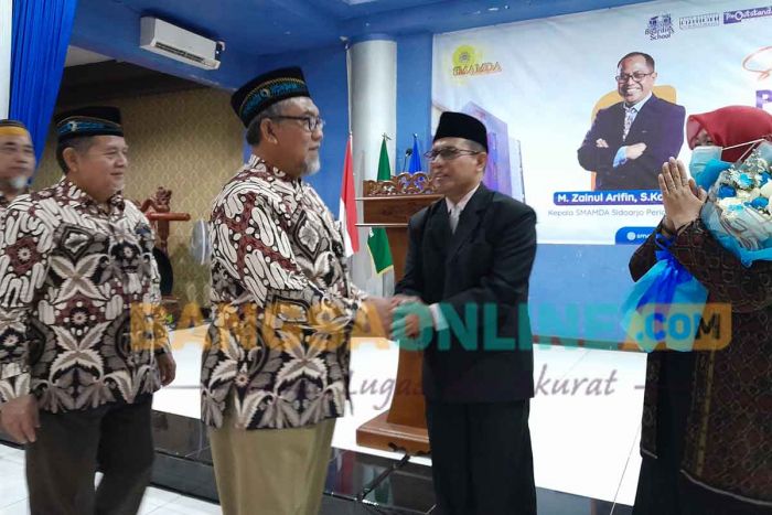 Jabat Kepala Smamda Sidoarjo, Zainul Arifin Bakal Kuatkan Boarding School Jabat Kepala Smamda Sidoarjo, Zainul Arifin Bakal Kuatkan Boarding School