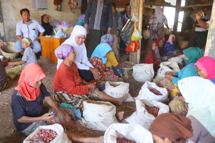 ​Ke Probolinggo, Warga Pasar Berduyun-duyun Beri Dukungan untuk Khofifah