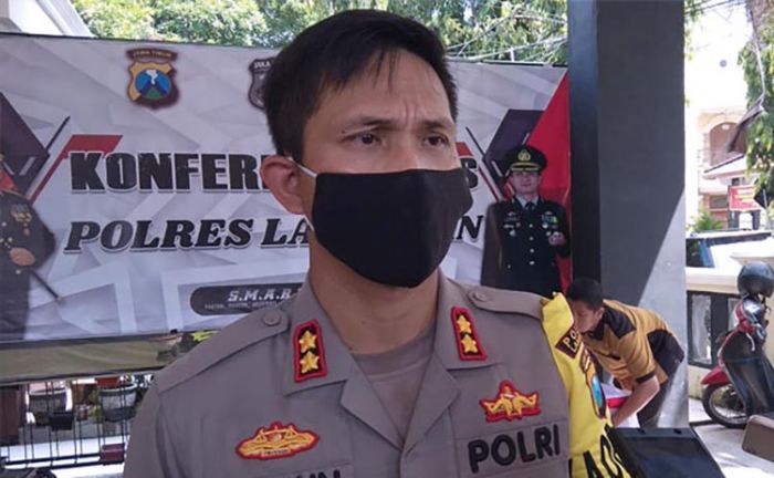 Polres Lamongan Ringkus Pengedar Uang Palsu Polres Lamongan Ringkus Pengedar Uang Palsu