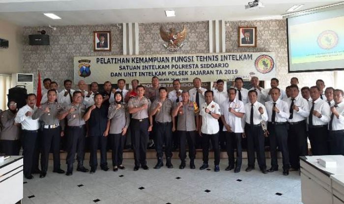 Sat Intelkam Polresta Sidoarjo Gelar Pelatihan Fungsi Teknis Sat Intelkam Polresta Sidoarjo Gelar Pelatihan Fungsi Teknis