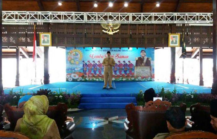 Lomba Tari Saman dalam Rangka Hari Jadi ke-1256 Kabupaten Malang Resmi Dibuka