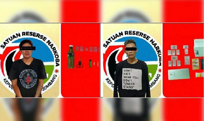 Dua Bulan Edarkan Sabu, Dua Pria di Jombang Diringkus Polisi Dua Bulan Edarkan Sabu, Dua Pria di Jombang Diringkus Polisi