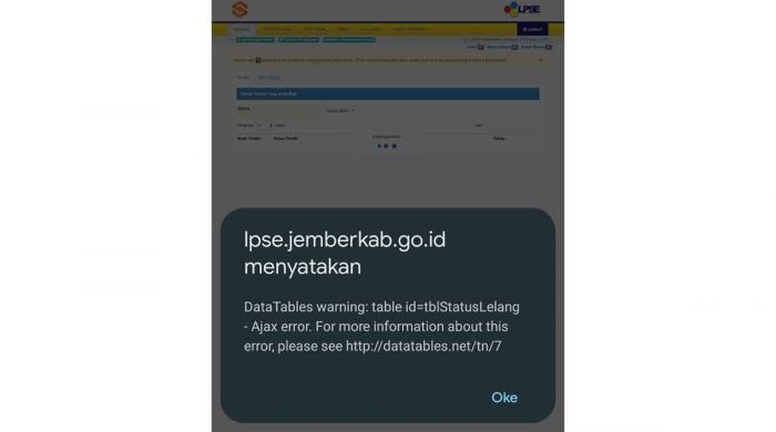 LPSE Sempat Alami Gangguan, Plt Kabag PBJ Jember Uraikan Kronologinya LPSE Sempat Alami Gangguan, Plt Kabag PBJ Jember Uraikan Kronologinya