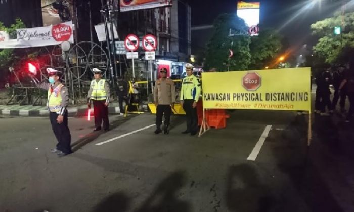 Kawasan Physical Distancing Mulai Diterapkan di Sidoarjo