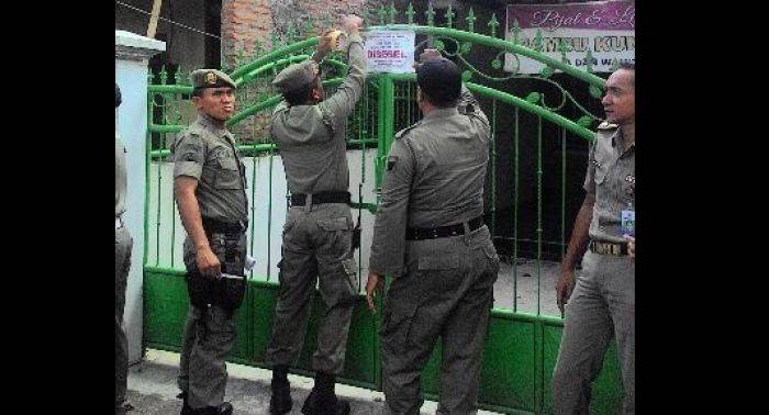 Tak Berijin, Belasan Panti Pijat di Kediri Disegel Tak Berijin, Belasan Panti Pijat di Kediri Disegel