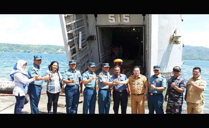 Antisipasi Kelangkaan Beras, TNI AL Kirim KRI Teluk Sampit ke MTB