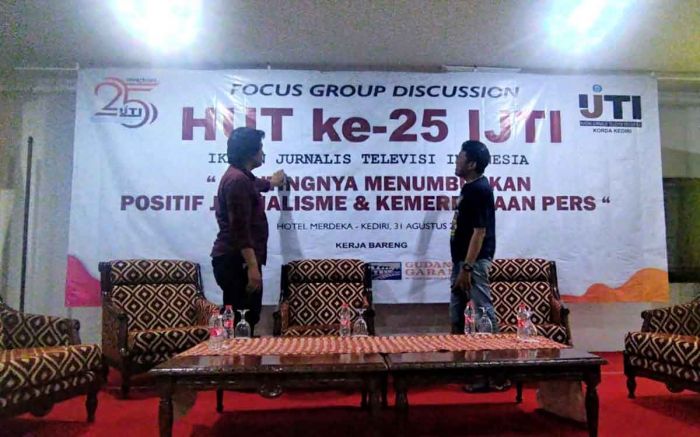 HUT ke-25, IJTI Korda Kediri Gelar FGD