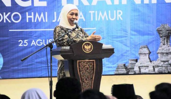 Isi LK III HMI, Khofifah Ingatkan Pesan BK Pentingnya Human Skill, dan Mental Investment