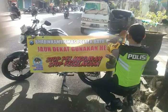 Poros Pagi, Upaya Bhabinkamtibmas Polsek Batu Kota untuk Wujudkan Masyarakat yang Tertib Hukum