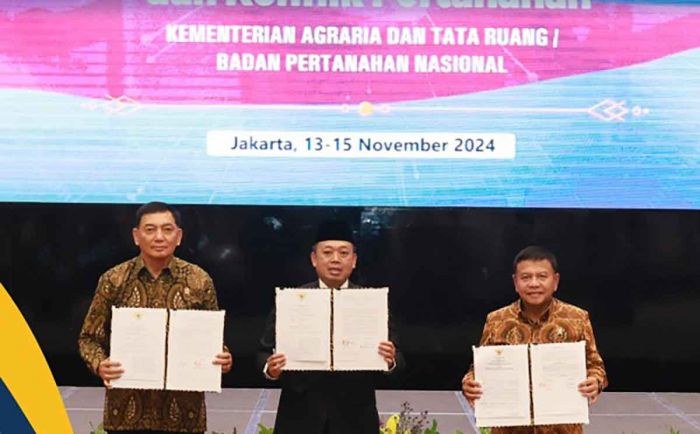 Berantas Tindak Pidana Pertanahan, Kementerian ATR/BPN Gandeng Menhan dan BIN Berantas Tindak Pidana Pertanahan, Kementerian ATR/BPN Gandeng Menhan dan BIN