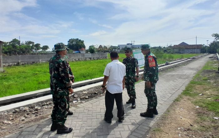 Pabandya Bakti TNI Siterdam V/Brawijaya Tinjau TMMD ke-126 Sidoarjo