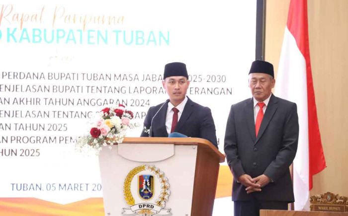 Bupati Tuban Paparkan Visi Misi di Paripurna Perdana Bupati Tuban Paparkan Visi Misi di Paripurna Perdana