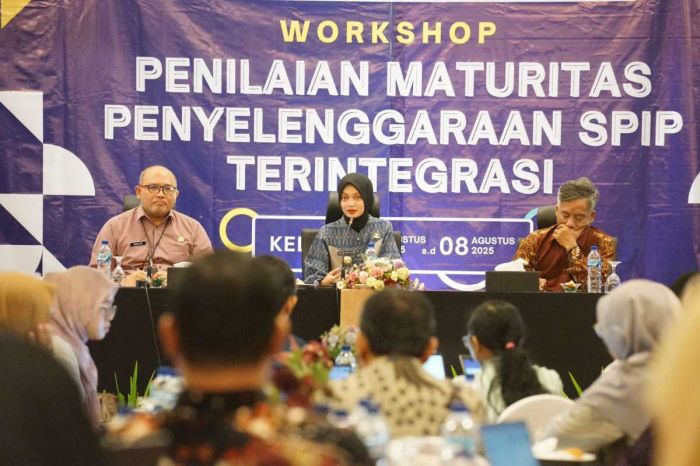 Workshop Penilaian Maturitas Penyelenggaraan SPIP Terintegrasi Kota Kediri Mantapkan Good Governance