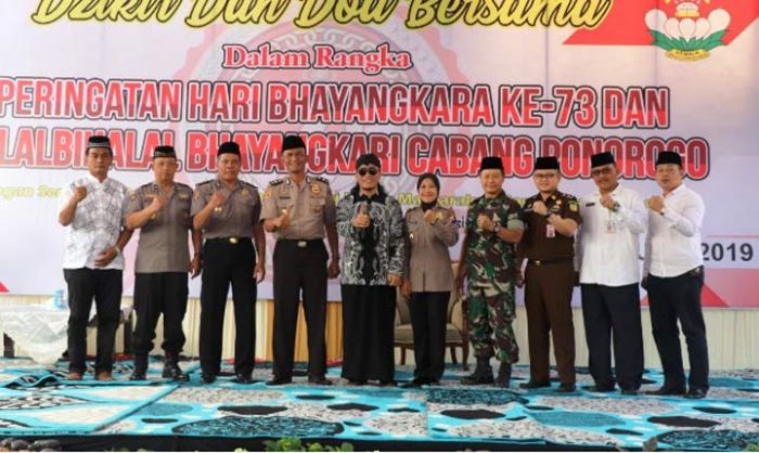 Peringati Hari Bhayangkara ke-73, Polres Ponorogo Gelar Dzikir dan Doa Bersama Peringati Hari Bhayangkara ke-73, Polres Ponorogo Gelar Dzikir dan Doa Bersama