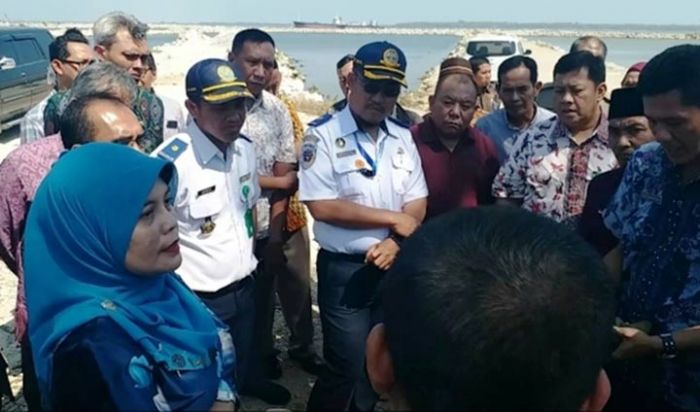 Tim Satgas Provinsi Cek Lokasi Pencabutan Izin Pembangunan Dockyard dan Galangan Kapal di Bangkalan