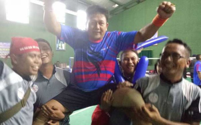 Kasarmatim Juara 1 Badminton Kelas Executive dalam Pekan Olah Raga TNI AL