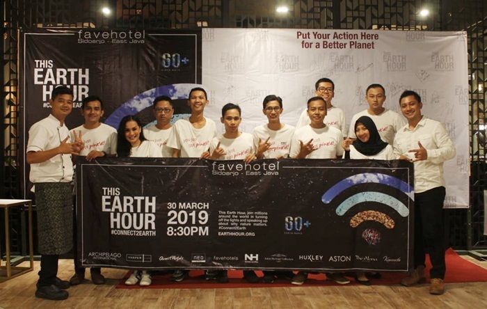 Kurangi Global Warming, Favehotel Sidoarjo Gelar Earth Hour