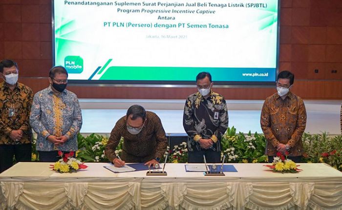 Semen Tonasa Jalin Kerja Sama Pemanfaatan Listrik PLN