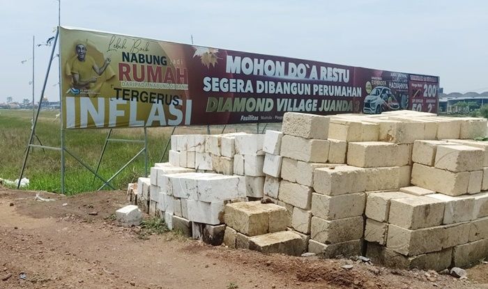 Tak Kantongi Izin, Proyek Perumahan Diamond di Damarsi Sidoarjo Dihentikan Warga Tak Kantongi Izin, Proyek Perumahan Diamond di Damarsi Sidoarjo Dihentikan Warga