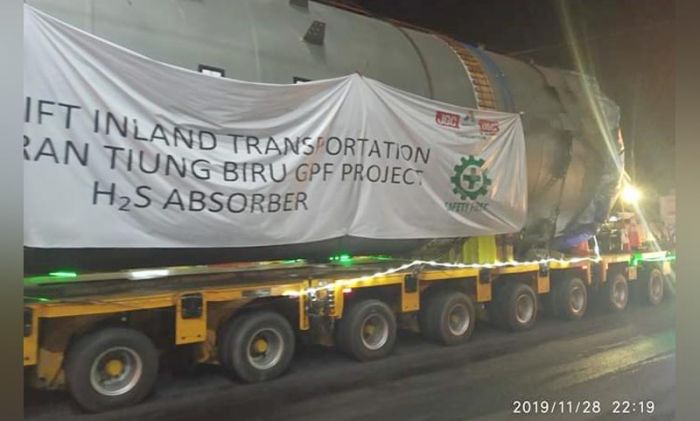 Diliburkan Mendadak, Multi Axle Truk Pengangkut Absorber Jalan Lagi Malam Nanti