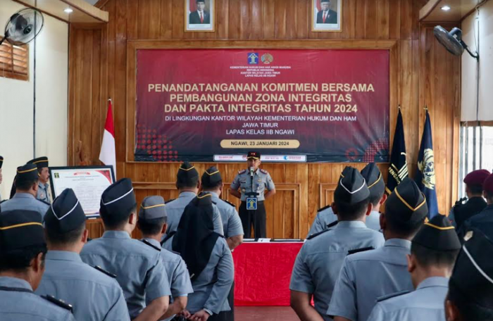 Lapas 2B Ngawi Komitmen Bangun Zona Integritas 2024