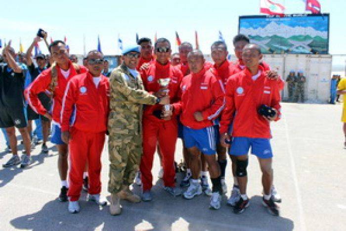 Tentara Indonesia Runner-Up Kejuaraan Bola Volley UNIFIL 2014 Tentara Indonesia Runner-Up Kejuaraan Bola Volley UNIFIL 2014