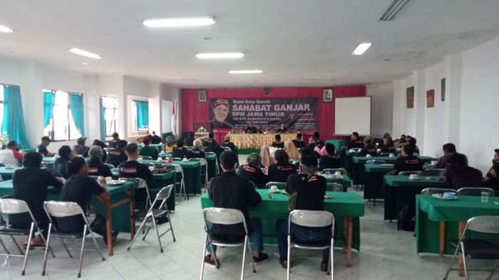 Sahabat Ganjar Jatim Gelar Rapat Kerja Daerah, Bahas Persiapan Pemilu 2024 Sahabat Ganjar Jatim Gelar Rapat Kerja Daerah, Bahas Persiapan Pemilu 2024