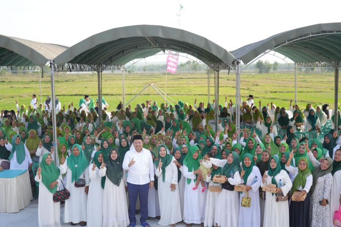 Cawagub Lukman Gelar Sarasehan Bareng Emak-Emak di Bangkalan
