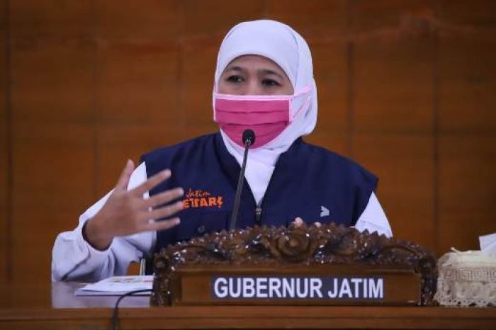 Ajak Ibu Jadi Satgas Covid-19 Bagi Keluarga, Gubernur Khofifah Ingatkan Anak Juga Terpapar