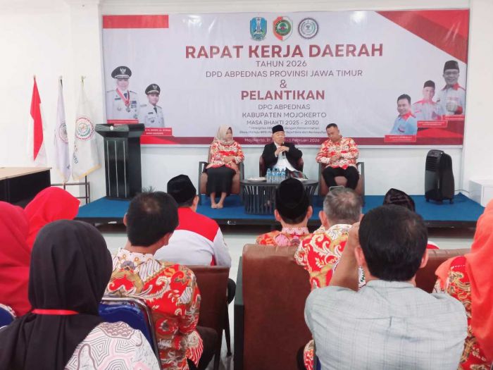 DPD Abpednas Jatim Gelar Raker 2026 dan Lantik Pengurus DPC Mojokerto