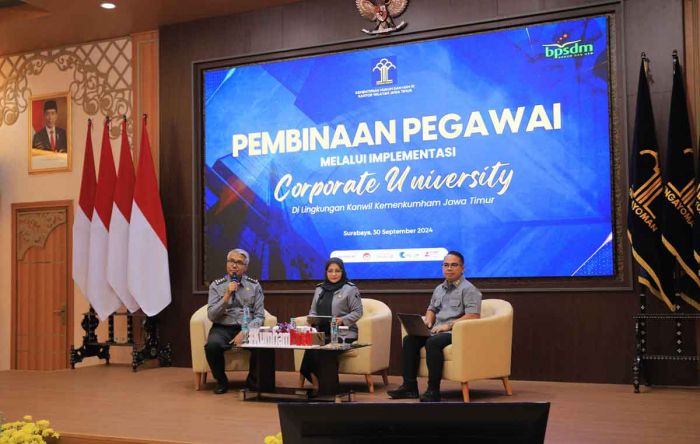 Paradigma Baru Corporate University, Kanwil Kemenkumham Jatim Dorong Jajarannya Jadi Aktor Utama Paradigma Baru Corporate University, Kanwil Kemenkumham Jatim Dorong Jajarannya Jadi Aktor Utama