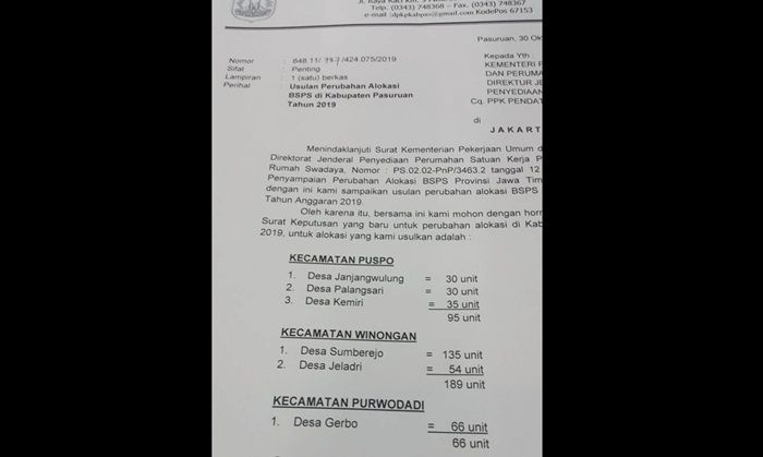 Pemkab Pasuruan Pastikan Tak Ada Pemotongan Dana Program BSPS Pemkab Pasuruan Pastikan Tak Ada Pemotongan Dana Program BSPS